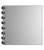 Broschüre mit Metall-Spiralbindung, Endformat Quadrat 21,0 cm x 21,0 cm, 104-seitig