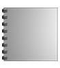 Broschüre mit Metall-Spiralbindung, Endformat Quadrat 21,0 cm x 21,0 cm, 120-seitig