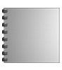 Broschüre mit Metall-Spiralbindung, Endformat Quadrat 21,0 cm x 21,0 cm, 228-seitig