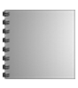 Broschüre mit Metall-Spiralbindung, Endformat Quadrat 21,0 cm x 21,0 cm, 236-seitig
