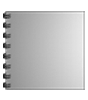 Broschüre mit Metall-Spiralbindung, Endformat Quadrat 21,0 cm x 21,0 cm, 268-seitig