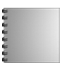 Broschüre mit Metall-Spiralbindung, Endformat Quadrat 21,0 cm x 21,0 cm, 300-seitig