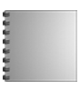 Broschüre mit Metall-Spiralbindung, Endformat Quadrat 21,0 cm x 21,0 cm, 384-seitig