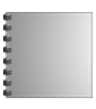 Broschüre mit Metall-Spiralbindung, Endformat Quadrat 21,0 cm x 21,0 cm, 88-seitig