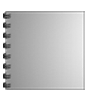 Broschüre mit Metall-Spiralbindung, Endformat Quadrat 29,7 cm x 29,7 cm, 12-seitig