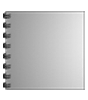 Broschüre mit Metall-Spiralbindung, Endformat Quadrat 29,7 cm x 29,7 cm, 20-seitig