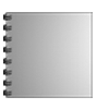 Broschüre mit Metall-Spiralbindung, Endformat Quadrat 29,7 cm x 29,7 cm, 216-seitig