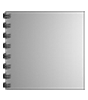 Broschüre mit Metall-Spiralbindung, Endformat Quadrat 29,7 cm x 29,7 cm, 380-seitig