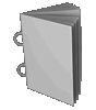Broschüre mit Ringösen, Endformat DIN A5, 104-seitig
