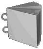 Broschüre mit Ringösen, Endformat Quadrat 9,8 cm x 9,8 cm, 88-seitig